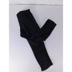 Fwn Leggings Womens L Black Ankle Stretch Nylon Spandex Yoga Athletic Gym